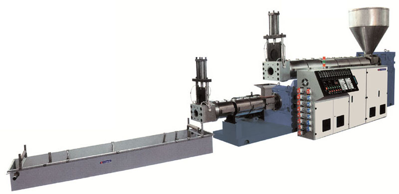Two-stage granulation production line